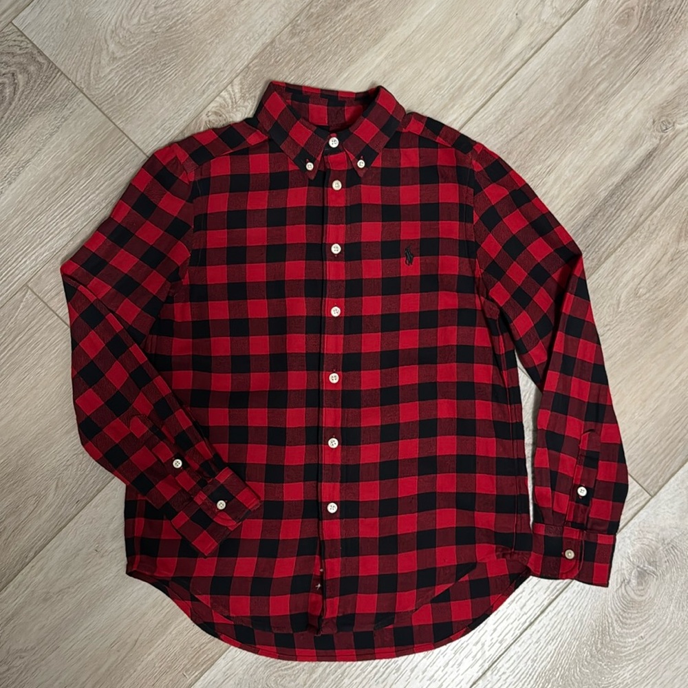 Polo Ralph Lauren Plaid Flannel Long Sleeve Shirt